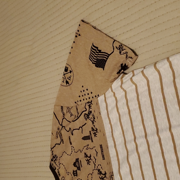 Born Fly Size 3XL T-shirt Tan and Brown - Picture 12 of 16